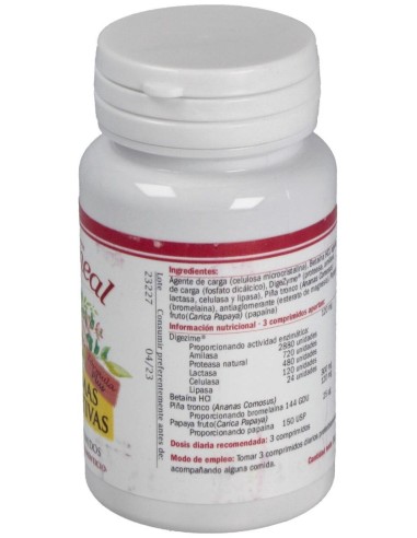 Enzimas Digestivas - DigeZyme, 100 Tabl. de Vitameal