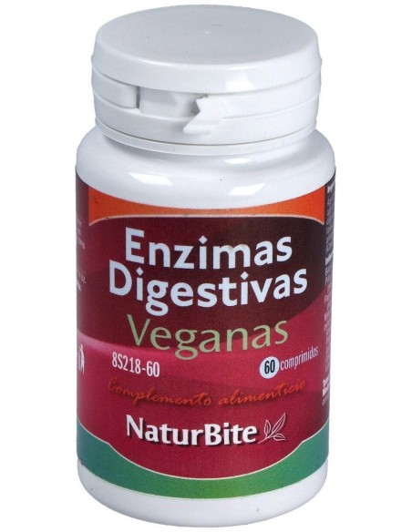 Enzimas Digestivas Veganas, 60 comp.  de NaturBite