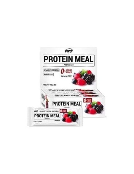 Protein Meal Barritas Frutas Del Bosque 12Uds. de Pwd