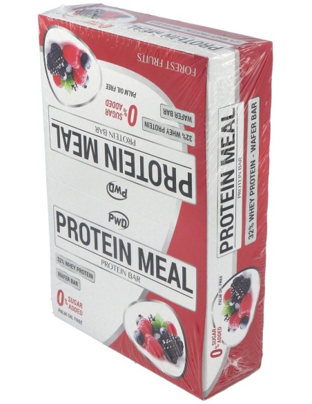Protein Meal Barritas Frutas Del Bosque 12Uds. de Pwd