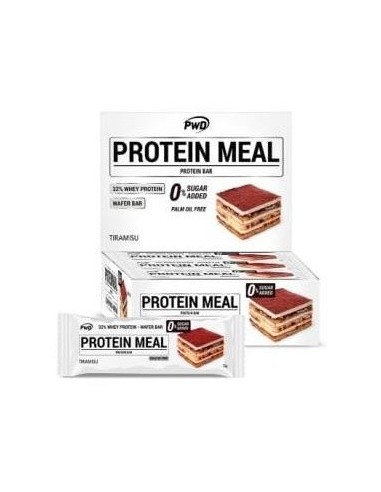 Protein Meal Barritas Tiramisu 12Uds. de Pwd