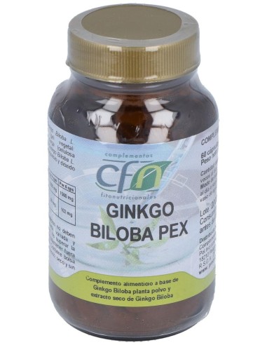 Ginkgo Biloba Pex 60 Caps. de Cfn