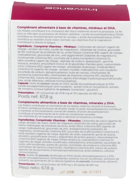 Gestavance 30Comp.+30Cap. de Inovance