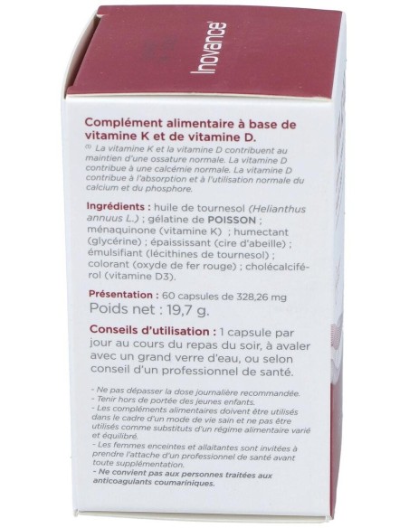 Vita K2+D3 60Perlas de Inovance