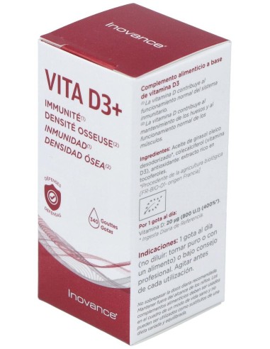 Vita D3+ 15Ml. de Inovance