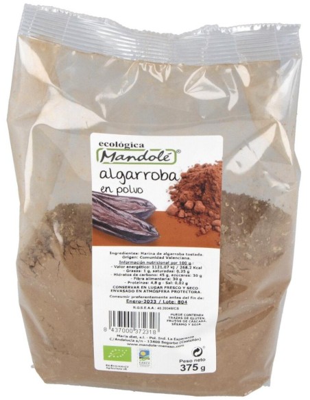 Harina De Algarroba 325Gr.  Bio de Mandole