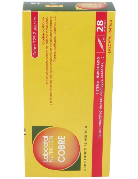 Cobre 4 28X2Ml Ampollas Labcatal