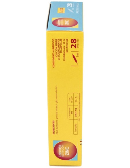 Lab. 18 (Zinc) 28 Amp. de Labcatal