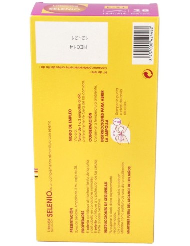 Lab. 21 (Selenio) 28 Amp. de Labcatal