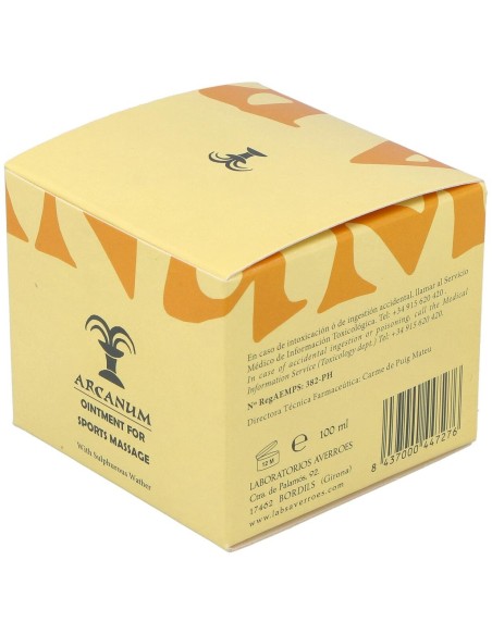 Arcanum Unguento Sedativo Masaje Deportivo 100Ml. de Averroes