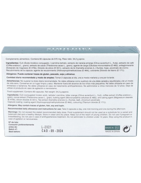 Metabol 60 Capsulas de Simildiet