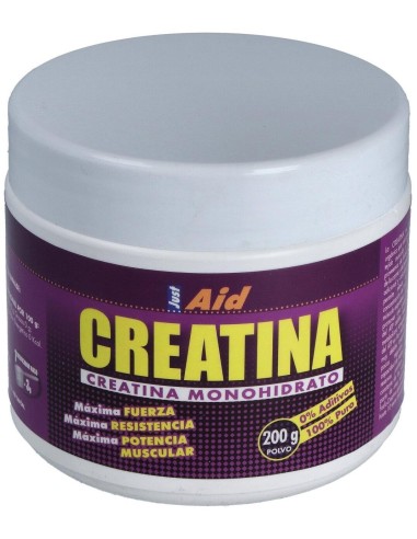Creatina 0 (Monohidrato Pura) 200Gr.Polvo de Just Aid