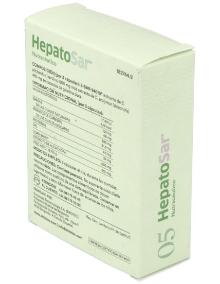 Hepatosar 30Cap. de Ebiotec