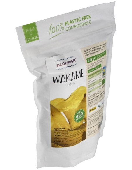 Wakame Hoja Bio 100 g  de Algamar