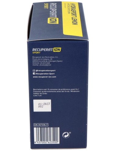 Recuperat-Ion Hydrasport Sabor Limon 12Sbrs.** de Recuperat-Ion