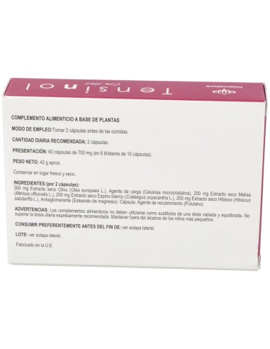 Tensinol 60Cap. de Internature