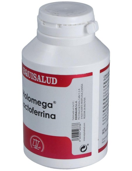 Holomega Lactoferrina 180Cap. de Equisalud