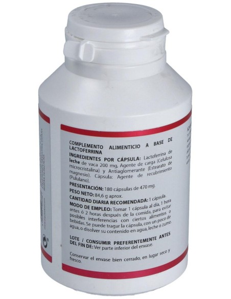 Holomega Lactoferrina 180Cap. de Equisalud