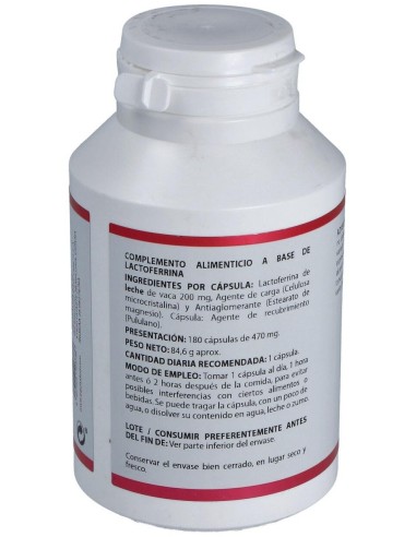 Holomega Lactoferrina 180Cap. de Equisalud