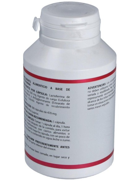 Holomega Lactoferrina 180Cap. de Equisalud