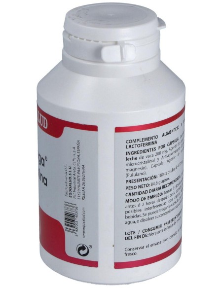 Holomega Lactoferrina 180Cap. de Equisalud