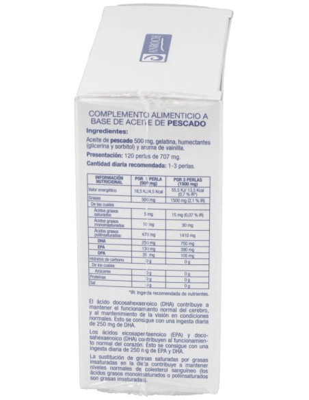 Q.Ore Premium Omega 3 120Perlas de Anroch