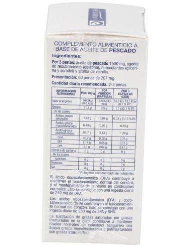 Q.Ore Premium Omega 3 60Perlas de Anroch