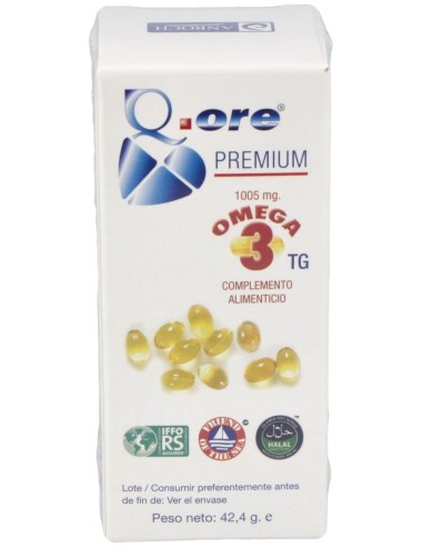 Q.Ore Premium Omega 3 60Perlas de Anroch