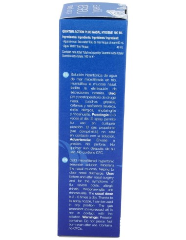 Quinton Action Nasal Hygiene  Hyperto. Spray 100Ml de Quinton