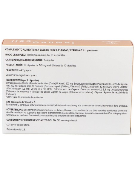 Inmunocell 60Cap. de Equisalud