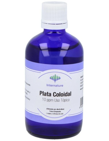 Plata Coloidal 10Ppm Uso Topico 100Ml. de Internature