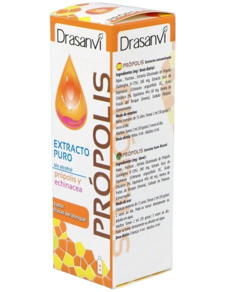 Propolis Extracto Sin Alcohol 50Ml Drasanvi