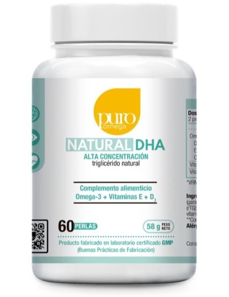 Natural Dha Alta Concentracion 60Perlas de Puro Omega