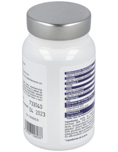 Puro Omega Ginkgo Complex Dha/Epa Q10 60Perlas de Puro Omega