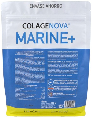 Colagenova Marine 580Gr. Sabor Limon de Vaminter
