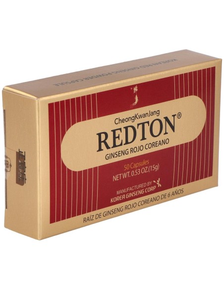 Redton Ginseng Rojo Coreano 50Cap de Abamed Farma