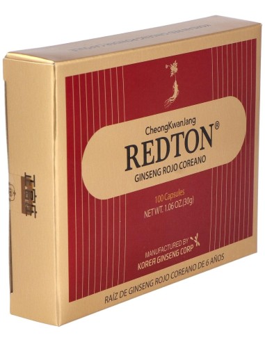 Redton Ginseng Rojo Coreano 100Cap de Abamed Farma