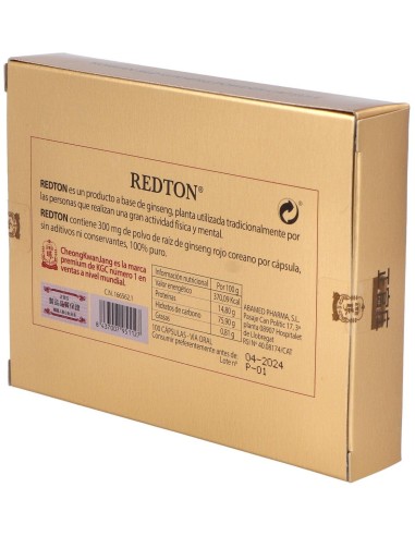 Redton Ginseng Rojo Coreano 100Cap de Abamed Farma
