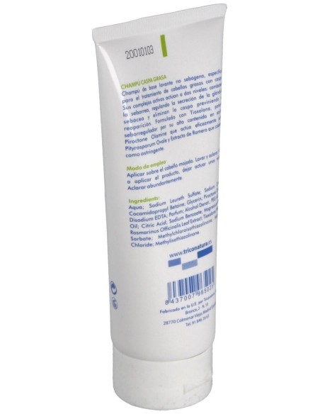 Champu Caspa Grasa 200Ml. de Triconatura