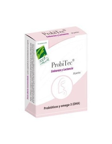 Probitec Embarazo Y Lactancia 30Cap+30Perlas de Cien Por Cien Natural