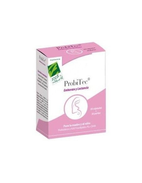 Probitec Embarazo Y Lactancia 30Perlas de Cien Por Cien Natural