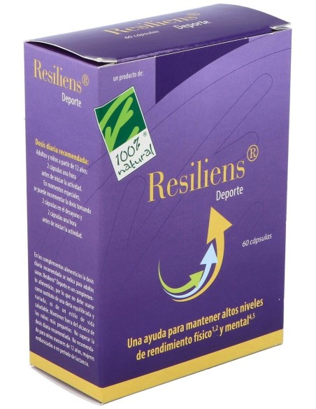 Resiliens Deporte 60Cap. de Cien Por Cien Natural