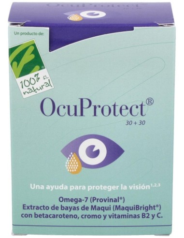 Ocuprotect 30Perlas+30Cap.Veg. de Cien Por Cien Natural