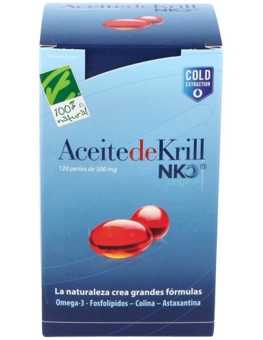 Aceite De Krill Nko 120Perlas de Cien Por Cien Natural