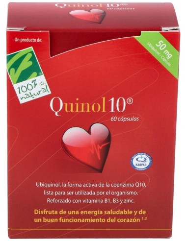 Quinol 10 50Mg. 60Perlas de Cien Por Cien Natural