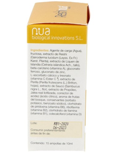 Reishi Nua Bebible 15Viales. de Nua