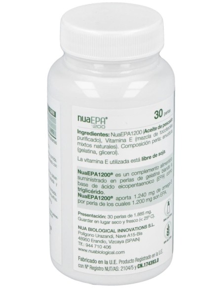 Nuaepa 1200Mg. 30Perlas de Nua