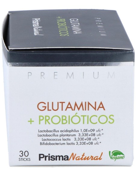Glutamina + Probioticos 30Sticks de Prisma Natural