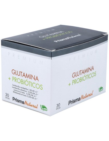 Glutamina + Probioticos 30Sticks de Prisma Natural