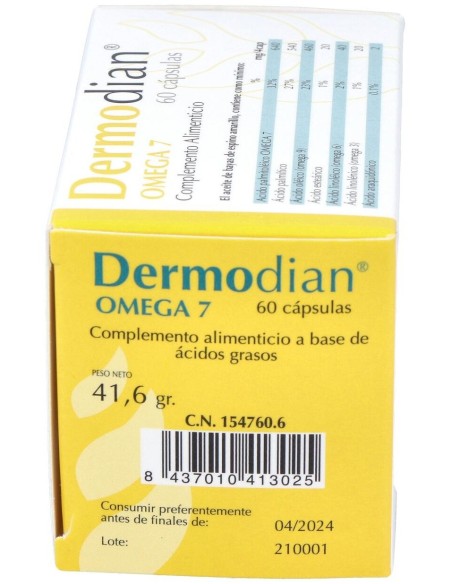 Dermodian 60Cap. de Laboratorios Galfarma
